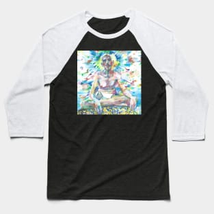 RAMANA MAHARSHI - watercolor portrait .5 Baseball T-Shirt